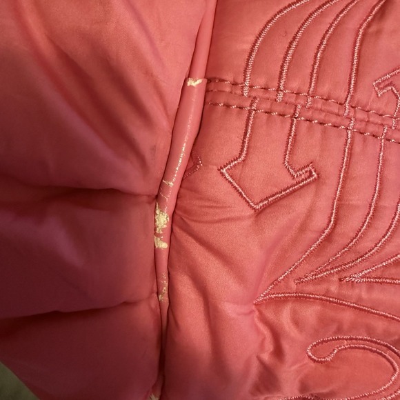 Juicy Couture Pink Duffle Tote Bag Purse Vintage Gothic Logo Daydreamer Y2k - Picture 11 of 16